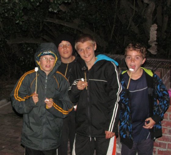 Yum - toasted marshmallows!