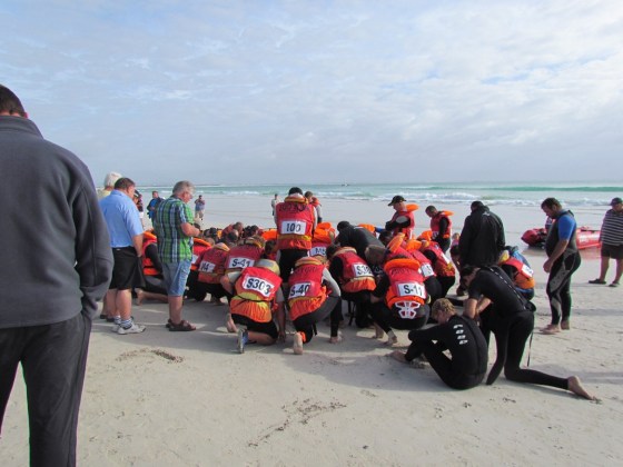 Praying for safe racing