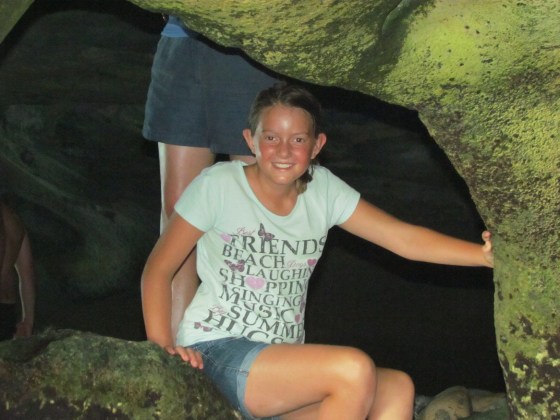 Shannon emerging from the tunnel