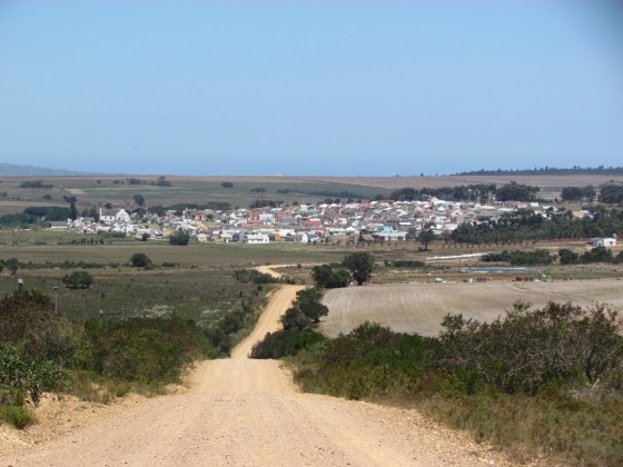 The town of Elim nestled in a water rich valley