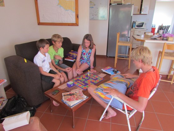 Kids playing Thirty Seconds