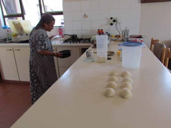 The rooties are ready for rolling