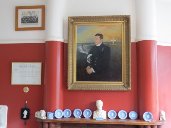 Portrait of My Brother in uniform at the time of his Naval passing out