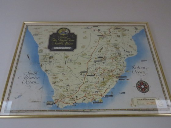 Map of the Royal Visit