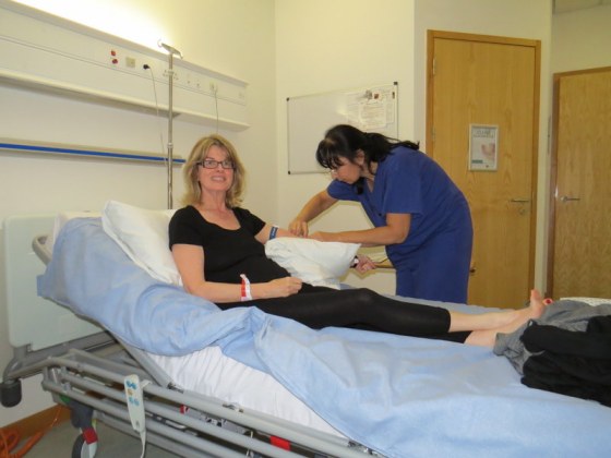 Jenny receiving excellent care