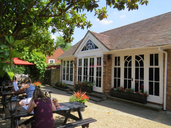 We sat in under shady trees and enjoyed goats cheese and ciabatta and salad