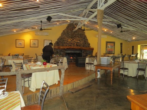 A huge fire created a warm atmosphere on a chilly day