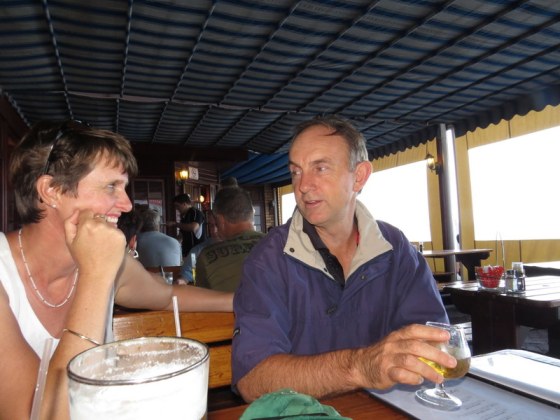 Lauren and Allan enjoying the Cape Town Lifestyle