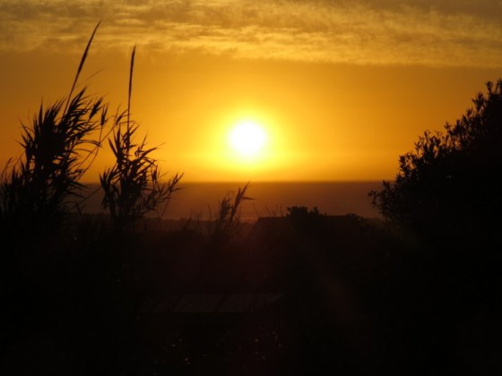 It was magical sipping drinks and watching the sun go down