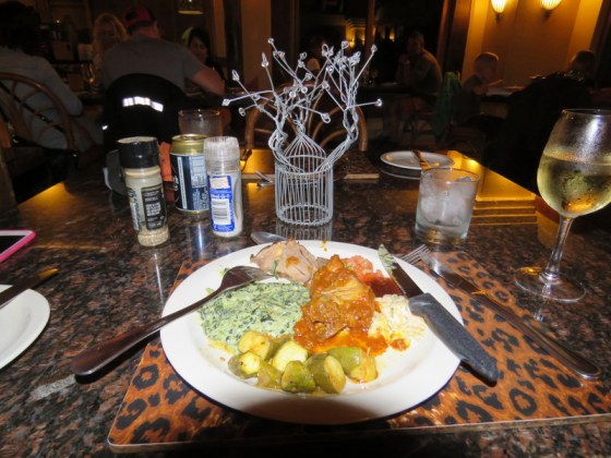 Dinner at the restaurant was excellent