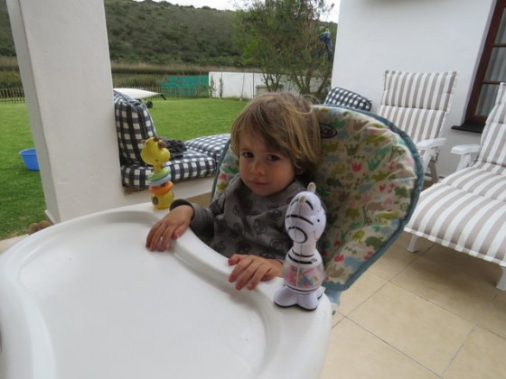 Matty waiting for Granny's scones