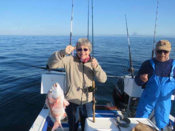 I even caught a fish - red stump