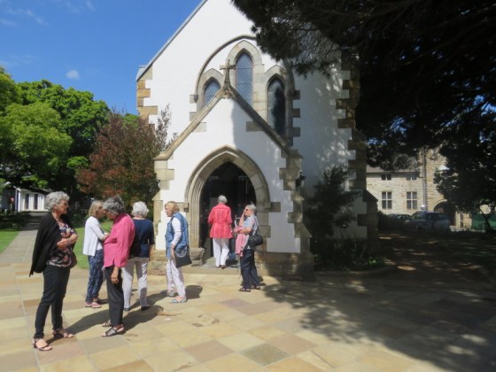 Old Girls arriving at Brook Chapel